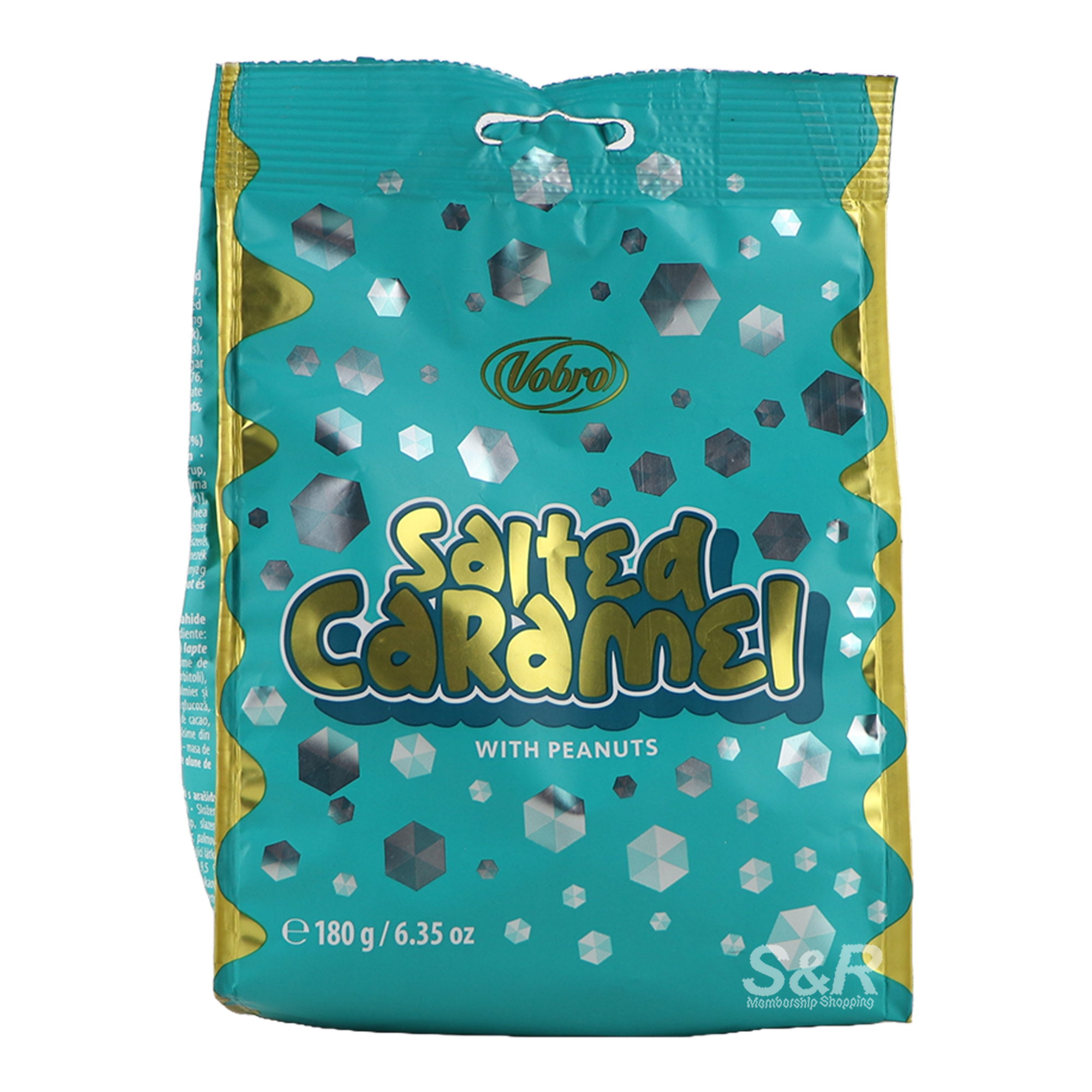 Vobro Salted Caramel with Peanuts 180g Vobro Salted Caramel with Peanuts 180g